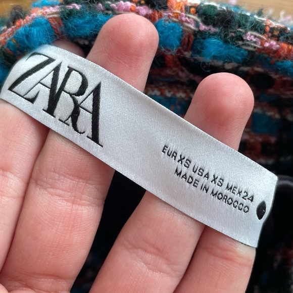 Zara multicolor blazer Women XS - Picture 3 of 3